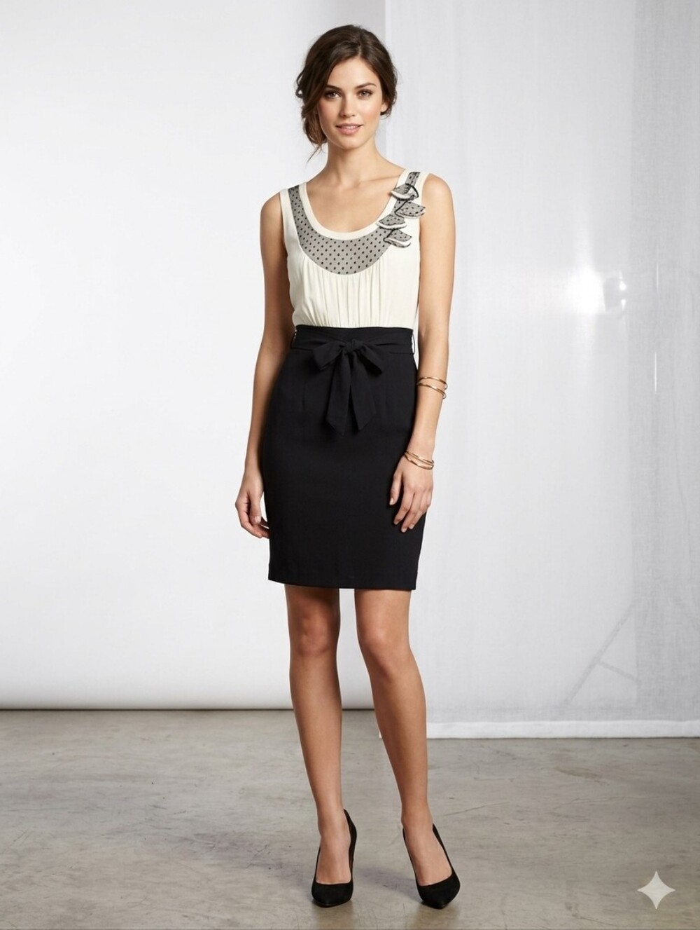 Colorblock  stretchy dress